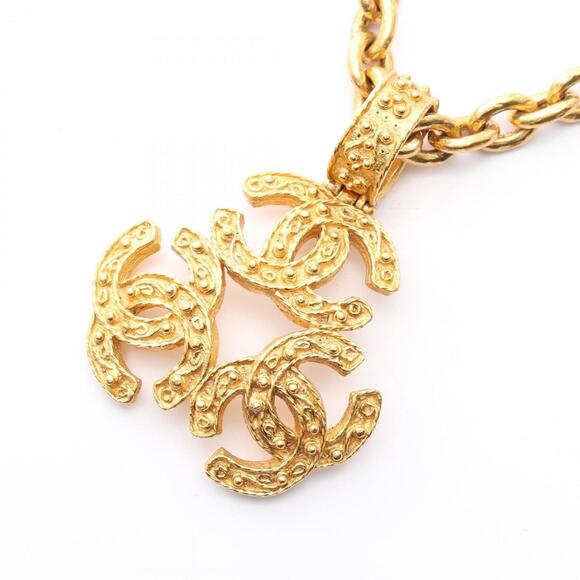 Chanel Jewelry - Cc Logo Pendant Necklace Metal #209070C15B